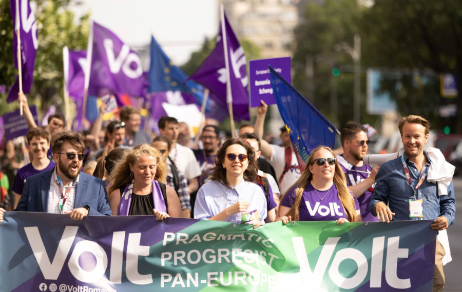 Volt Romania - street action